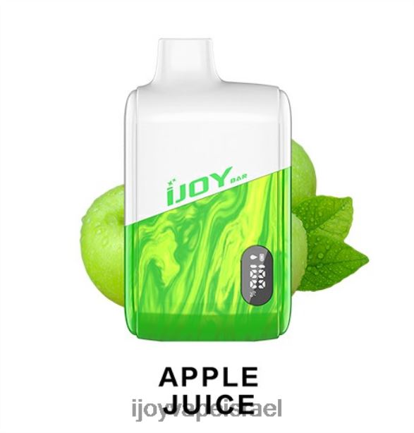 iJOY Bar IC8000 חַד פַּעֲמִי FLFJ6175 iJoy vape flavors מיץ תפוחים