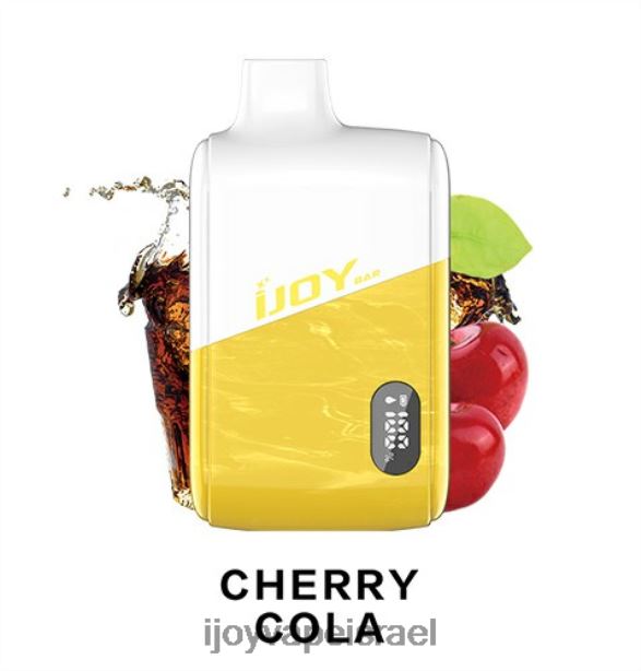 iJOY Bar IC8000 חַד פַּעֲמִי FLFJ6181 iJoy vape israel קולה דובדבן