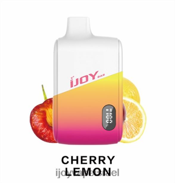 iJOY Bar IC8000 חַד פַּעֲמִי FLFJ6182 iJoy vape ישראל לימון דובדבן