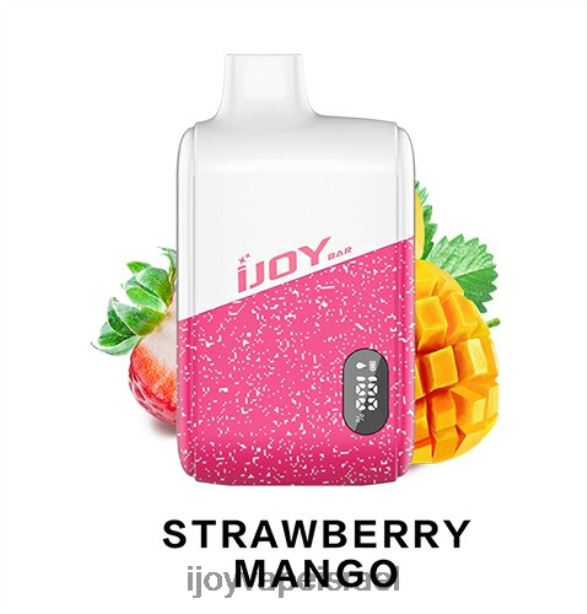 iJOY Bar IC8000 חַד פַּעֲמִי FLFJ6194 iJoy vape price מנגו תות