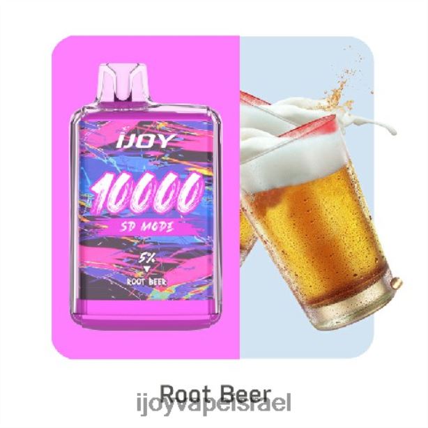 iJOY Bar SD10000 חַד פַּעֲמִי FLFJ6171 iJoy vape israel בירה שחורה