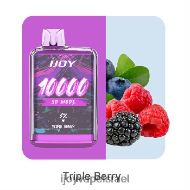 iJOY Bar SD10000 חַד פַּעֲמִי FLFJ6173 iJoy vape jerusalem טריפל ברי