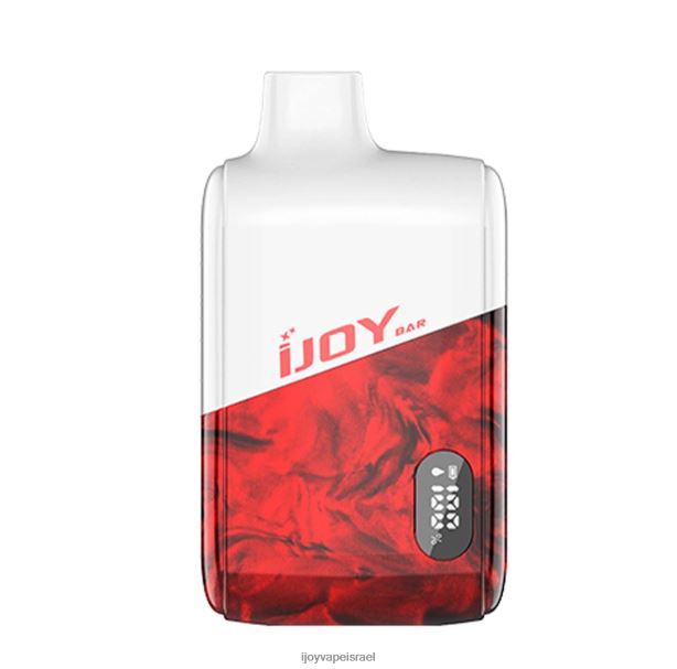 iJOY Bar Smart Vape 8000 שאיפות FLFJ627 iJoy vape eilat גומי לבן