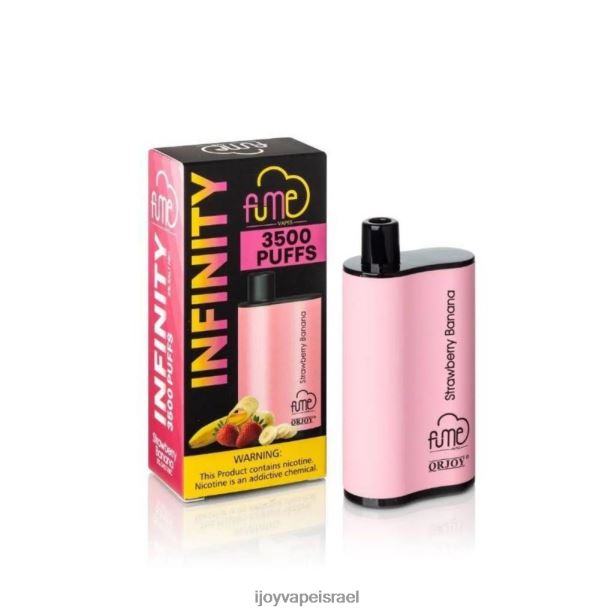iJOY Fume Infinity פחזניות חד פעמיות 3500 | 12 מ"ל FLFJ6107 iJoy vape eilat תות בננה