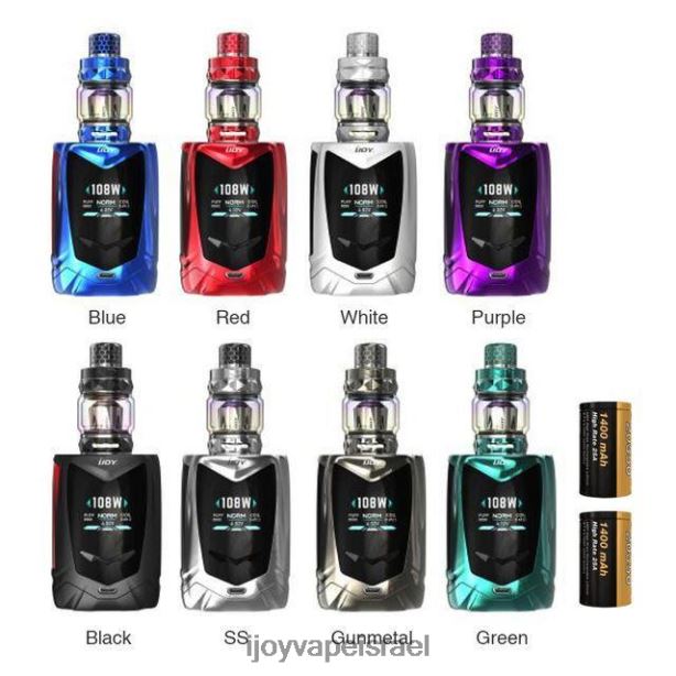 iJOY Avenger ערכת תינוק 108w FLFJ6127 iJoy vape eilat סָגוֹל